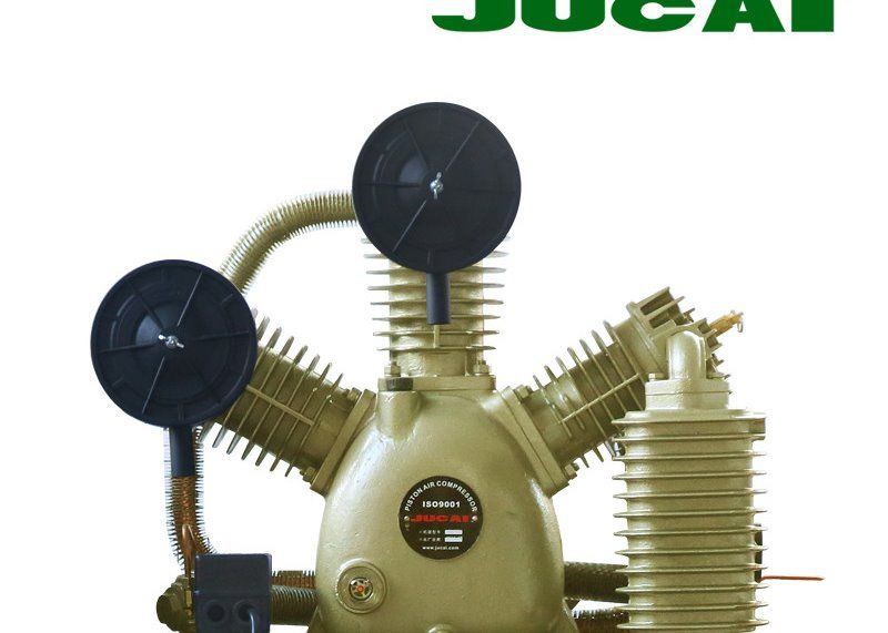 Belt Driven Air Compressor Double Piston Head 5.5kw/7.5hp For Industrial