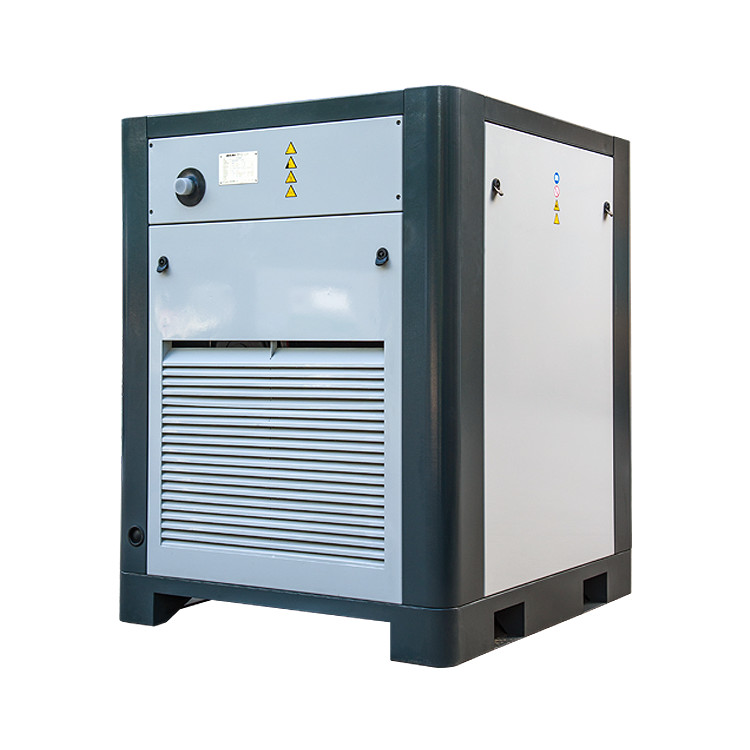 37KW Stationary Industrial Rotary Screw Air Compressor with 24L gas storage tank